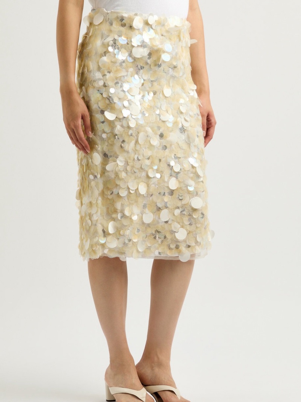 Rohe Paillette-embellished Midi Skirt